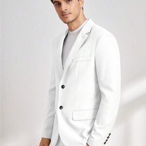 Men’s white suit